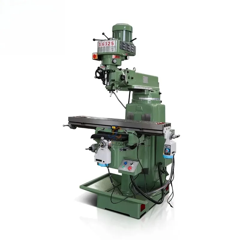 for X6325 Turret Milling Machine Vertical Milling with DRO and Taiwan Turret Milling Head