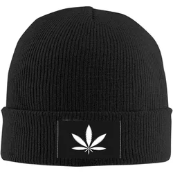 Marijuana Weed Leaf Men & Women Beanie Cap Winter Hat Knit Cap Skull Cap