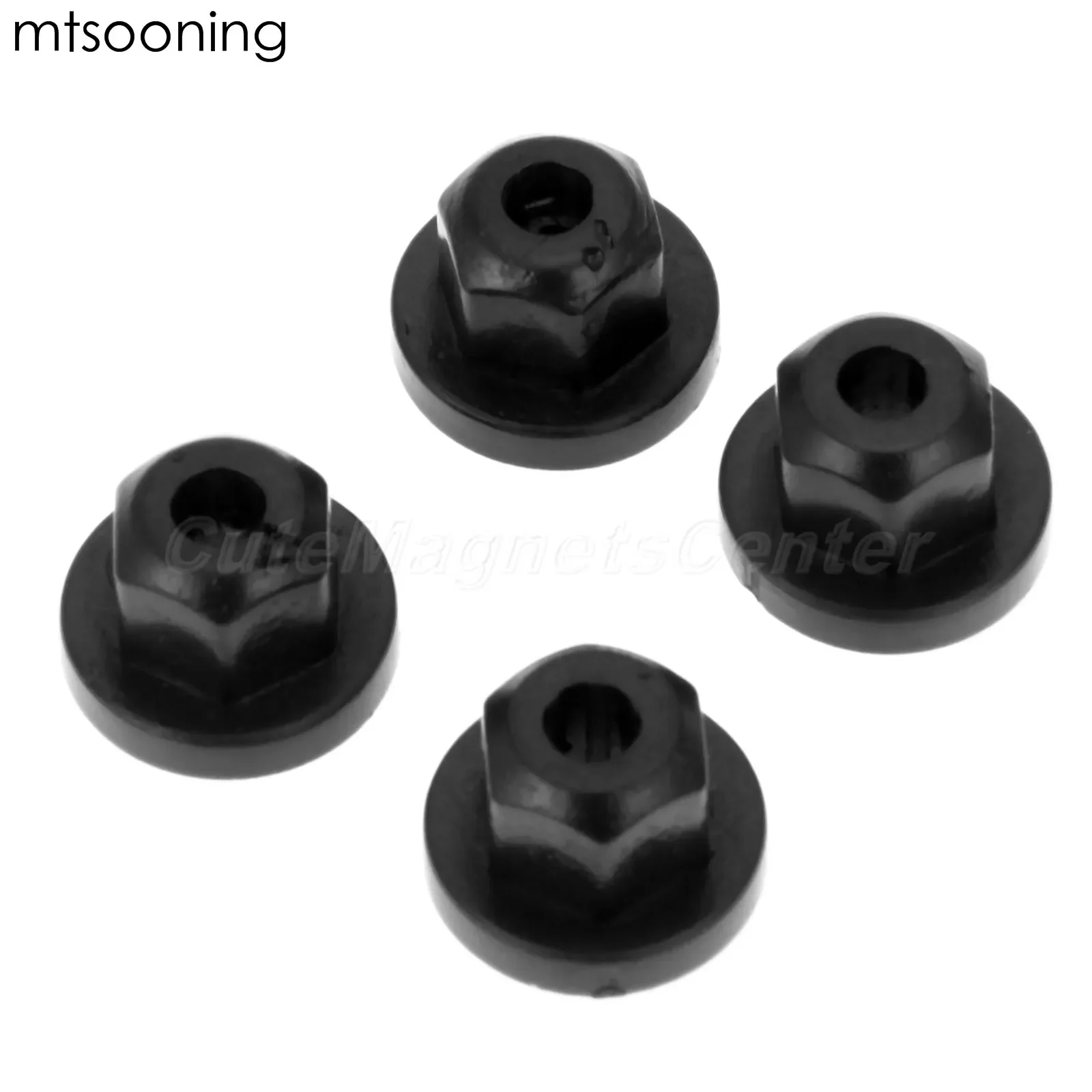 mtsooning 20pcs Exterior Plastic Body Nut Flange Clips For BMW 1995-2001 7 Series 738 740 750 MercedesBenz