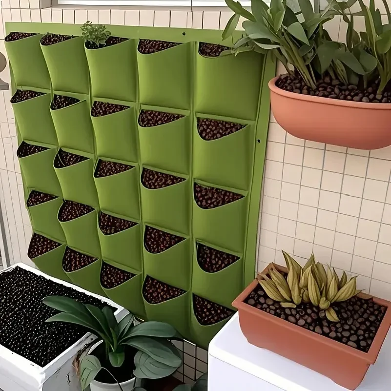 18-Pocket Vertical Garden Plan - đánh giá và giá Vertical Wall Planter