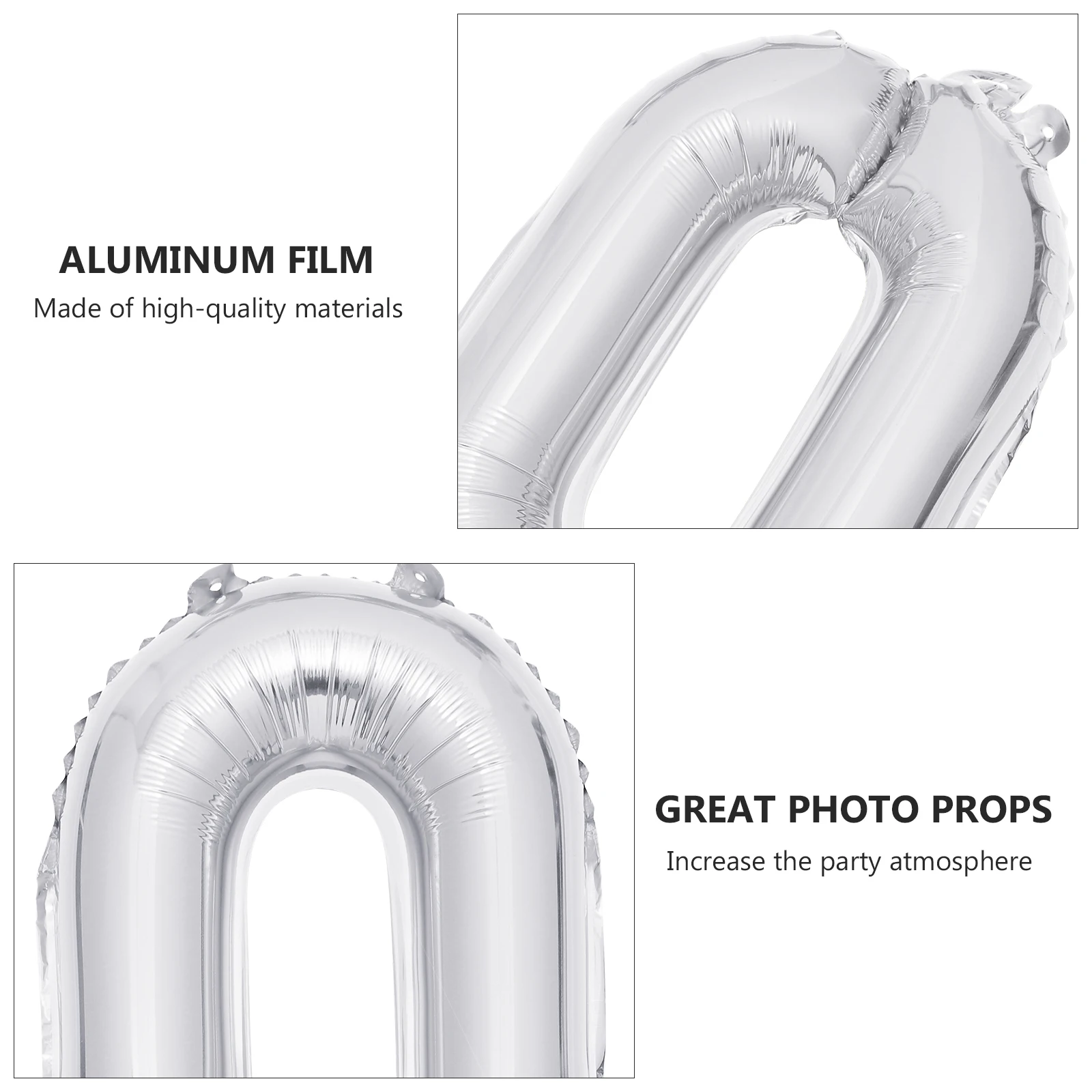 

20pcs Aluminium Foil Balloons Creative Balloons For Wall Door Decoration Birthday Party Supplies Hanging Decorative Reusable