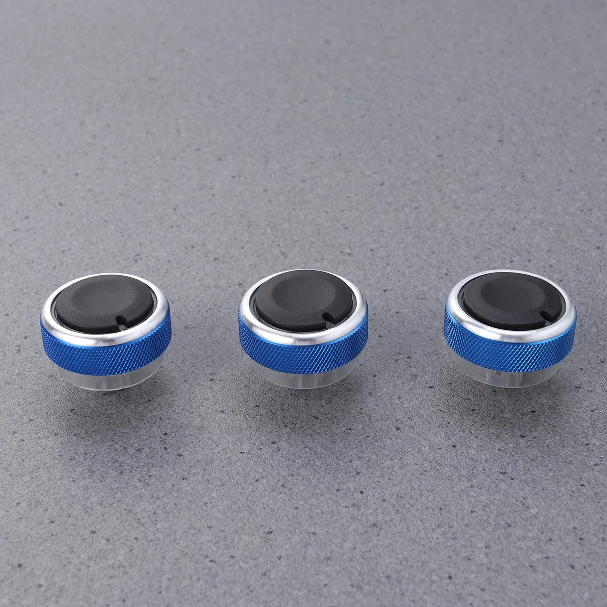 

3Pcs Durable Air Conditioning Switch Button Knob For Ford Focus 2 3 2005-2014 (Blue)