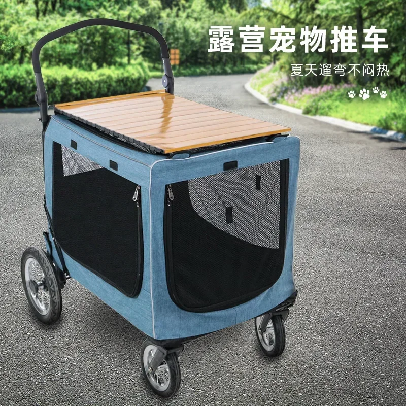 Large Pet Cat Cart Giant Dog Travel Injury Large Pet Cart