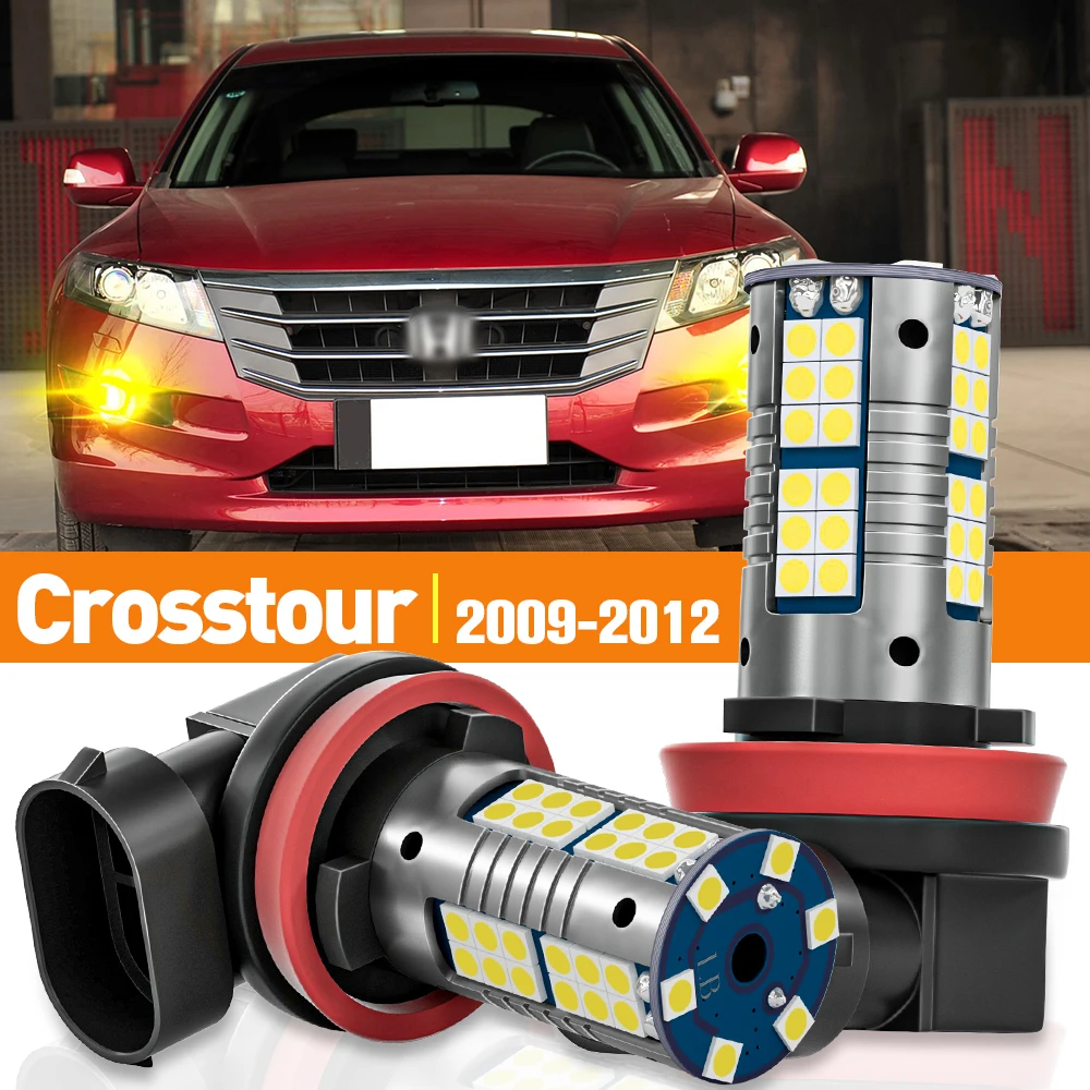 

Светодиодная противотуманная лампа для Honda Crosstour 2009-2012 2010, аксессуары для Canbus, 2 шт.