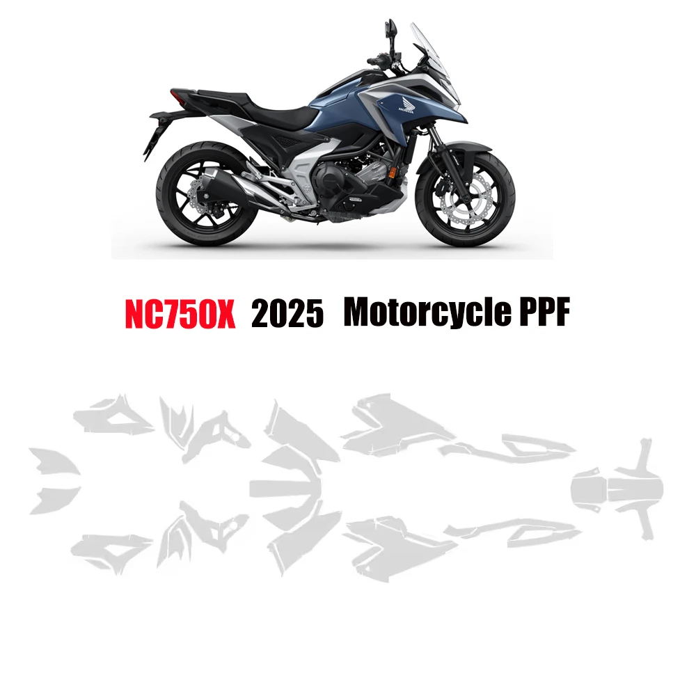 

For HONDA NC750X TPU PPF NC750X Self-Healing Full Anti-Scratch Motorcycle UV Resistant High Gloss Paint Protection Film 2025