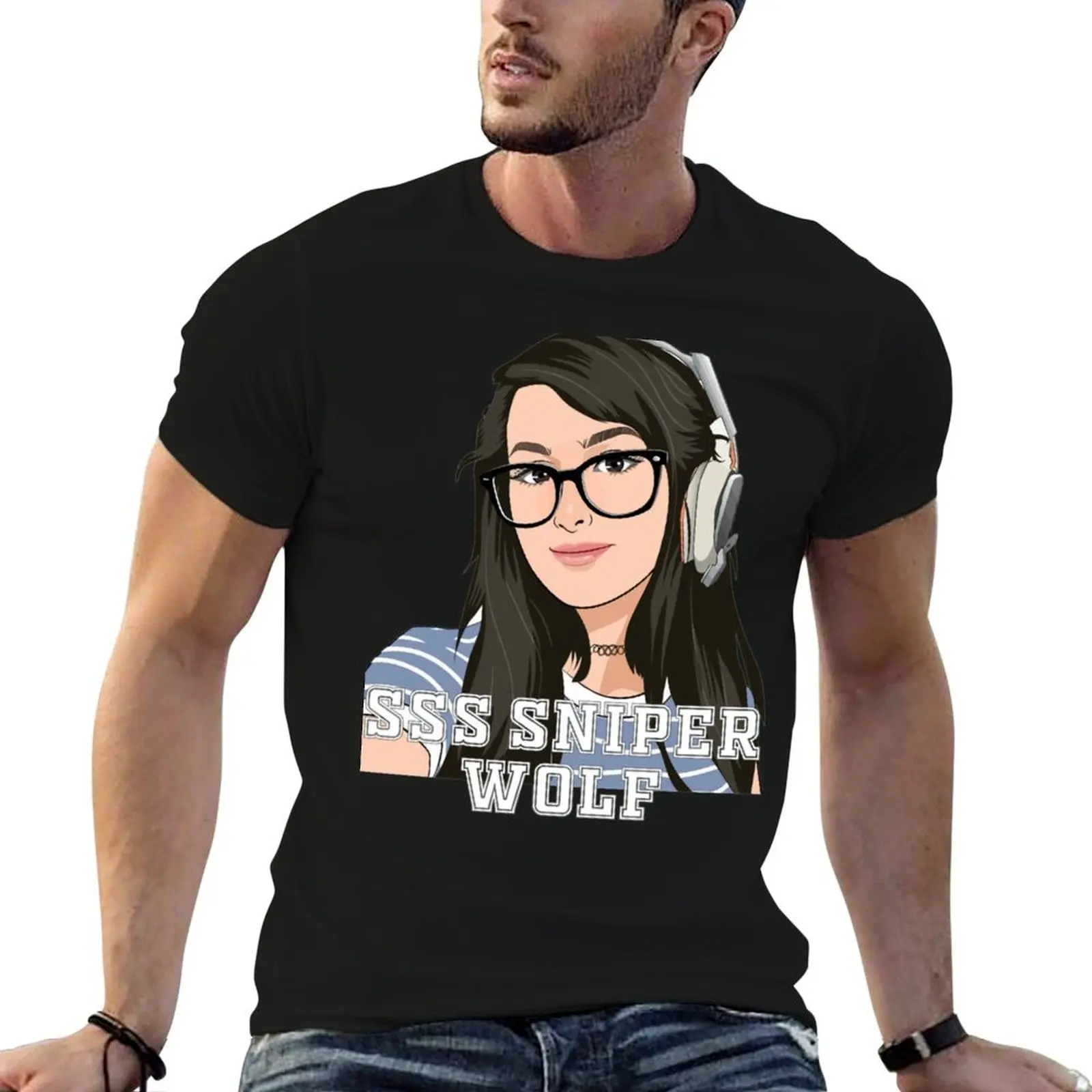 

SSS Sniper Wolf T-Shirt t shirt man luxury t shirts for man cotton soft t shirt personalised T-shirt