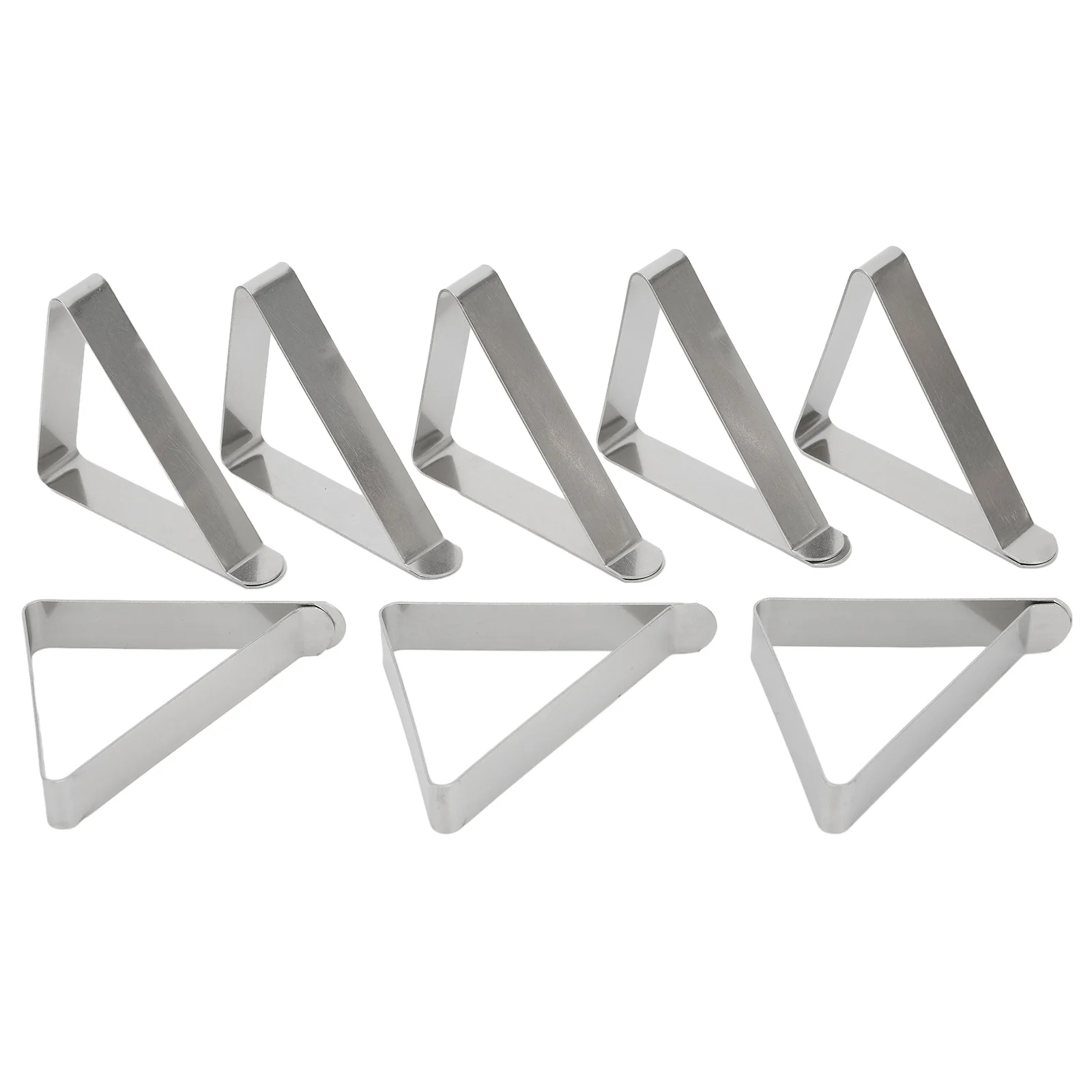 8pcsStainless Steel Tablecloth Clamps Table Cloth Clips Holder Clip For Party Wedding Picnic Table Cover Clamps Home Storage