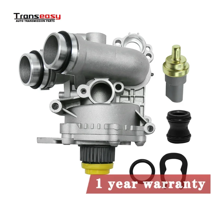 06H121026AE 06H121026AB 06H121026T OEM Water Pump With Thermostat Assembly Fits For VW Jetta Passat AUDI Q5 TT 1.8T 2.0T