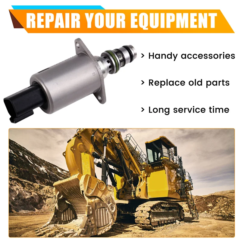 AAAC-611-6430 Solenoid Valve 6116430 Hydraulic Pump Solenoid For Caterpillar CAT E320GC E330 E336 Excavator Parts