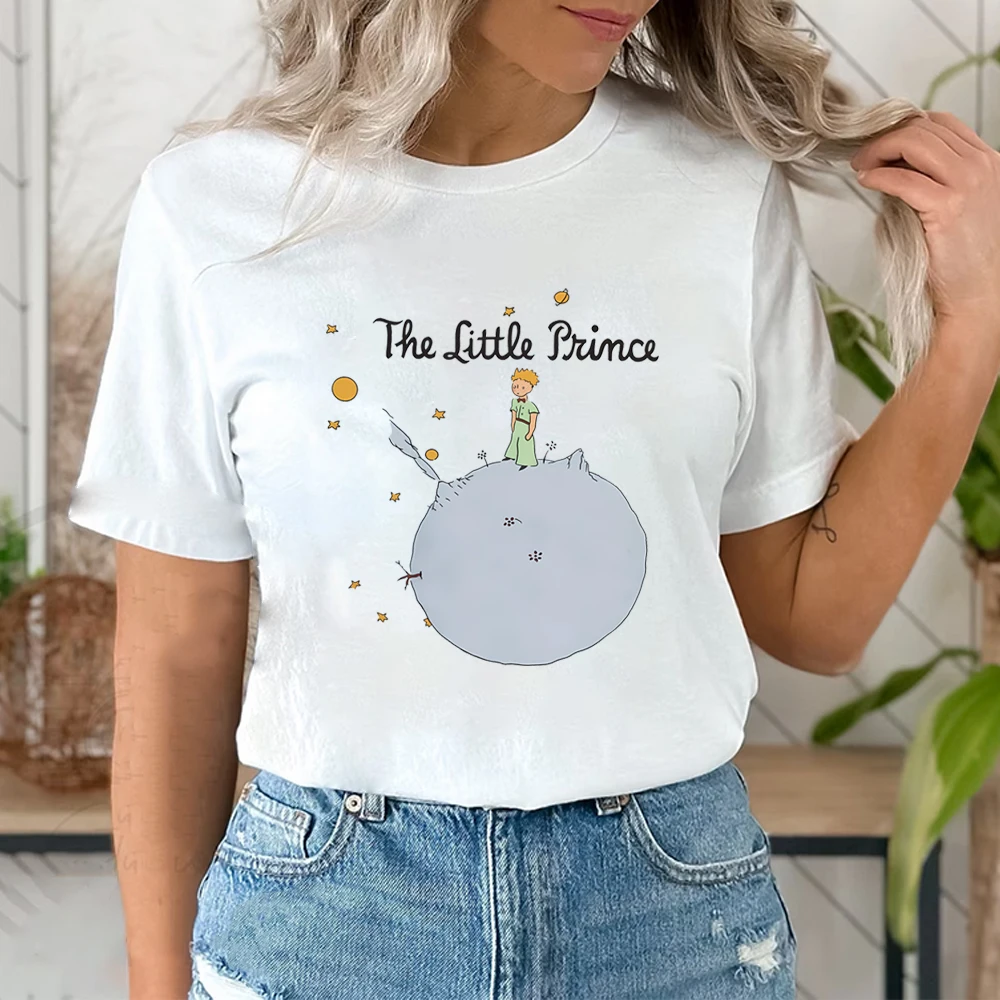 Harajuku Classic Book Shirt Little Prince T-shirt Le Petite Prince Tshirt  Saint Exupery Tee Unisex Crewneck Short Sleeves Tops