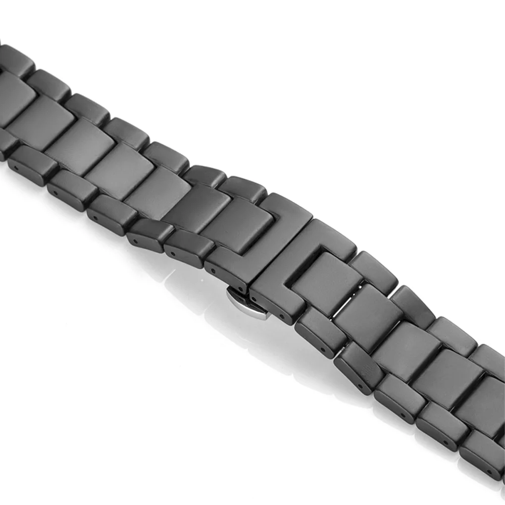Ceramic Strap For Apple Watch band 45mm 41mm 44mm 40mm 42mm 38mm 49mm Frosted Bracelet for iWatch Series Ultra 8 7 6 5 4 SE 44mm