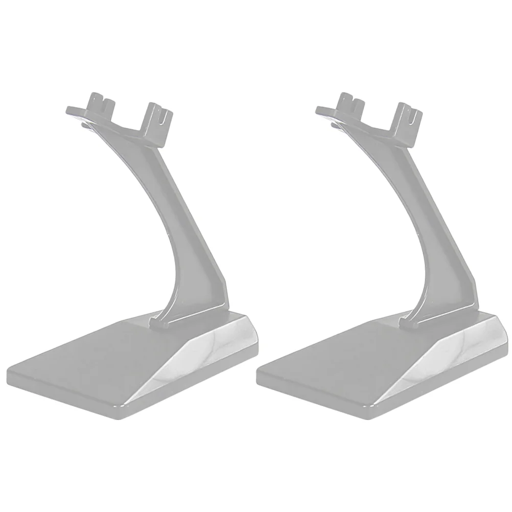 

2 Pcs Aircraft Model Stand Support Base Car Monitor Stand Holder Plastic Display Stands