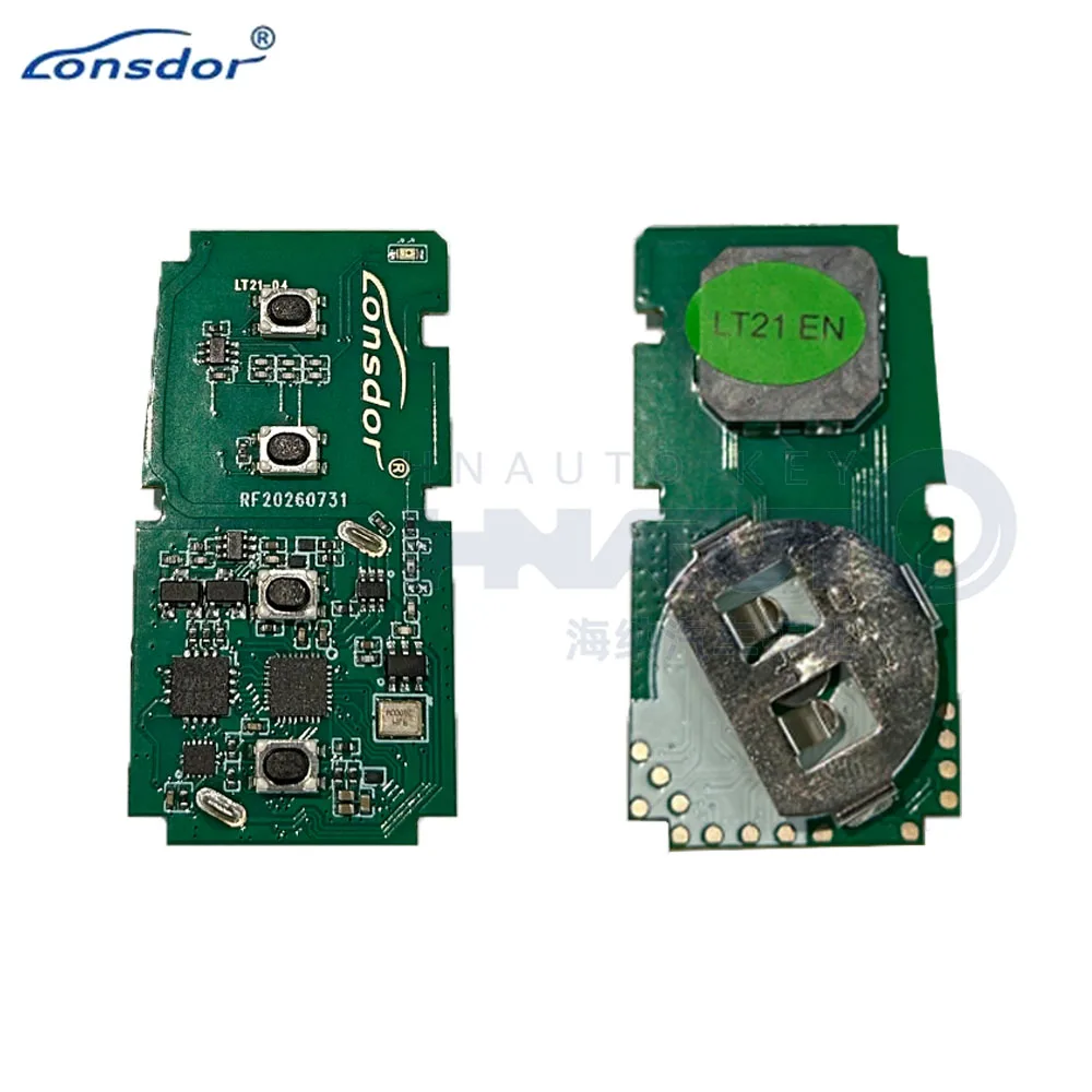 Lonsdor LT21-04 Smart Key PCB with Shell for Toyota Land Cruiser for Lexus 2025+ Car Remote Fob Board 0250 8A B6 for KW100/K518