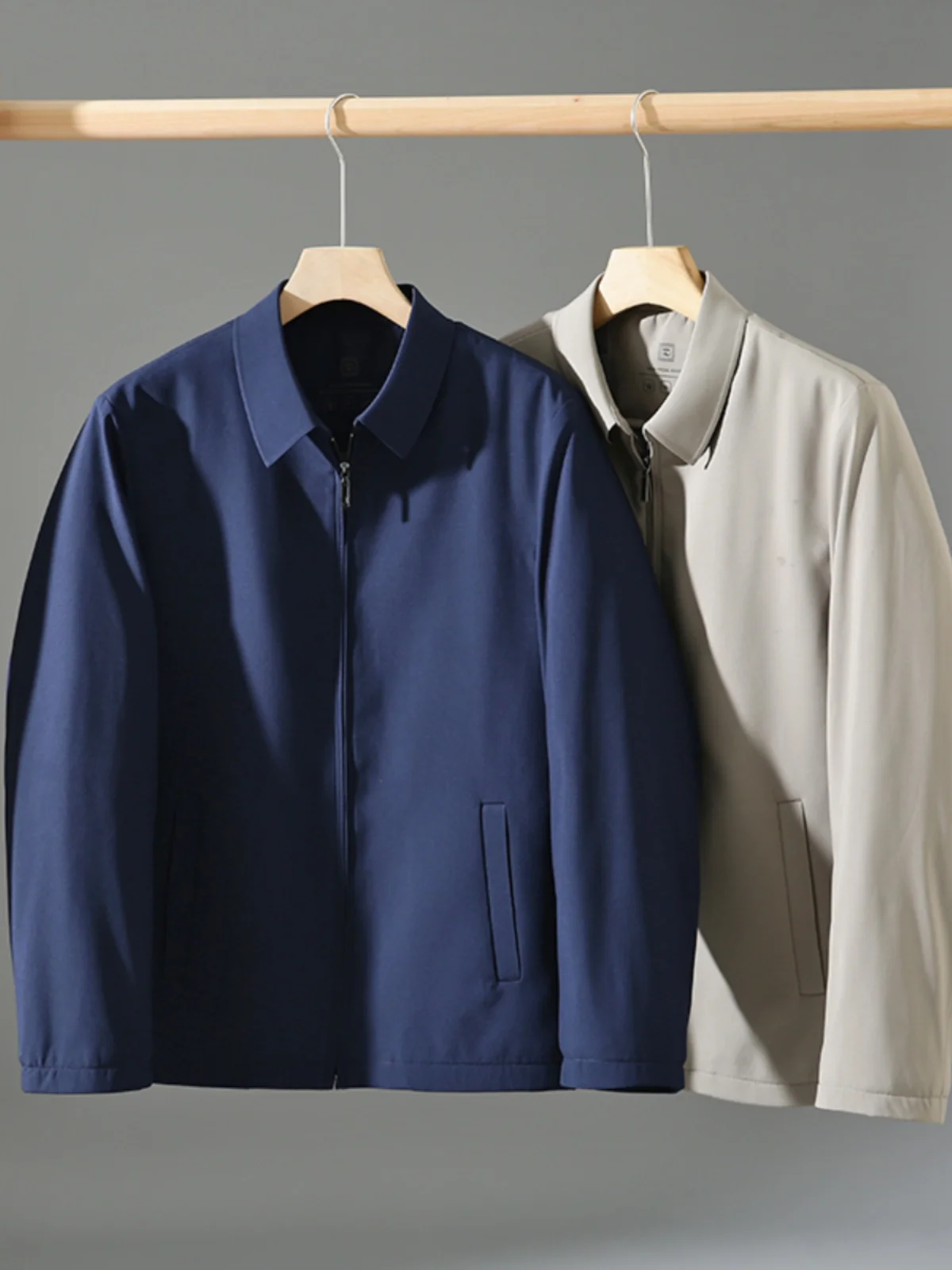 

Light Busin Sle! Легкая теплая хлопковая мужская стеганая куртка с воротником против морщин, модная осенне-зимняя верхняя одежда