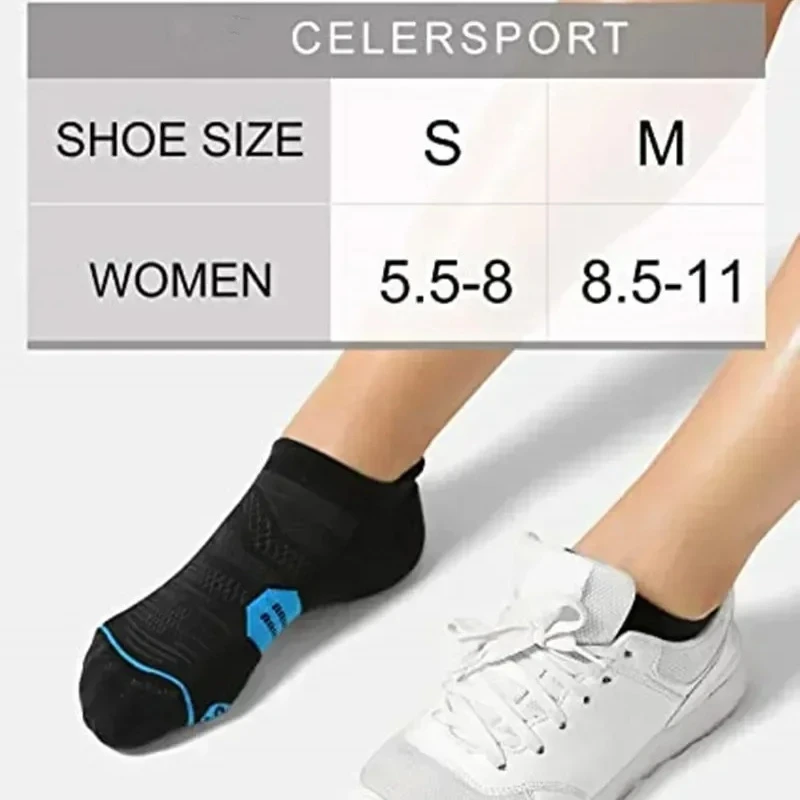 1/2/3 Pasang Kaus Kaki Kompresi Olahraga Pria Wanita Untuk Plantar Fasciitis, Tumit Tumbuh, Nyeri Lengkung Kaki, Kaus Kaki Pergelangan Kaki Venous Nyaman