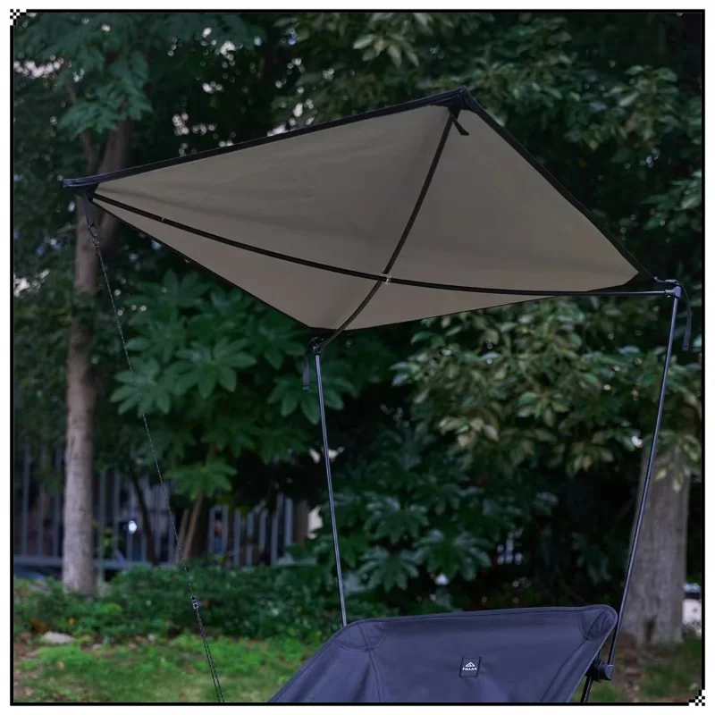 New Outdoor Camping Folding Moon Chair Awning Folding Canopy Sunshade Pergola Waterproof UV Protection Four Colors Available