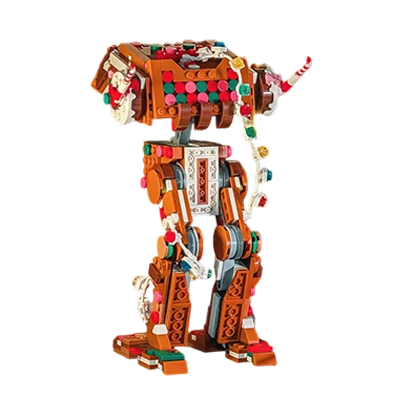 511 pçs MOC-241232 pão de gengibre BD-1 robô espaço guerras filme modelo blocos de construção tijolos criativos montagem brinquedo crianças presente natal