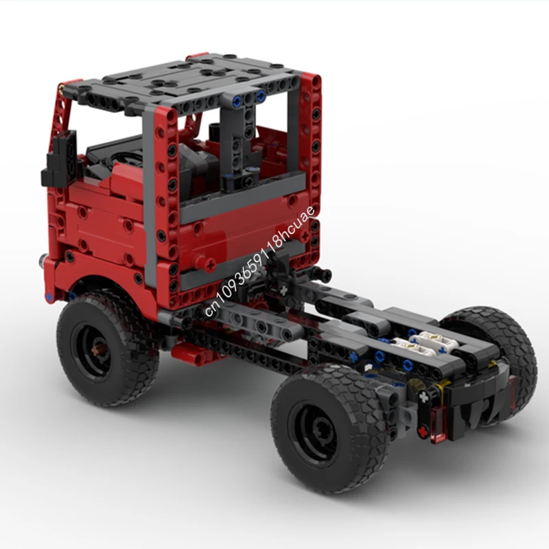 487 Uds. MOC Azov camión todoterreno modelo técnico bloques de construcción niños DIY creativo montar juguetes de ladrillos Modulares regalos de navidad