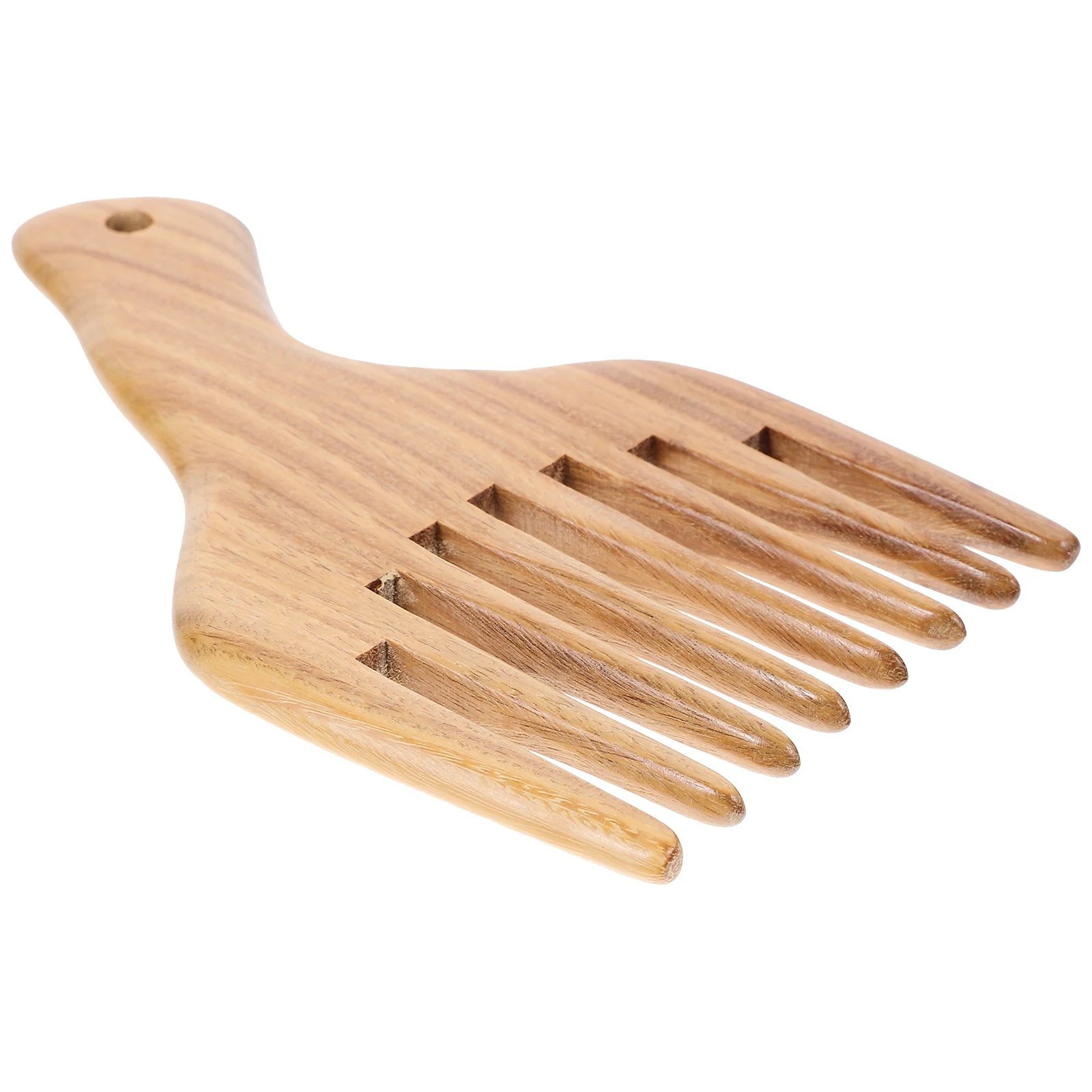 

Natural Green Sandalwood Handmade Wide Tooth Wooden Pick Solid Hardwood Smooth Aromatic For Hair Massage Styling Sandalwood Hair