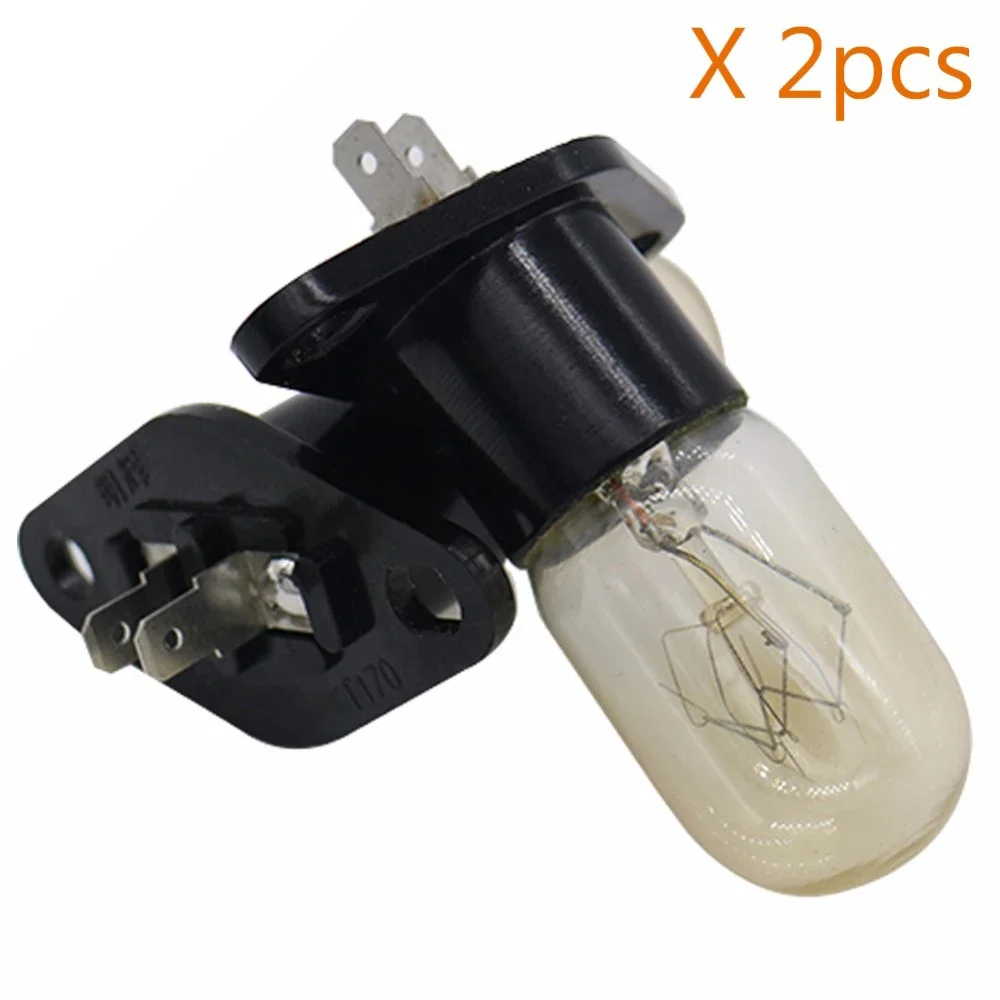 2 Spare Parts for Microwave Oven, Refrigerator Light Bulb, Repair Accessories, 230V 20W Light Replacement, Midea, Samsung, LG Ga