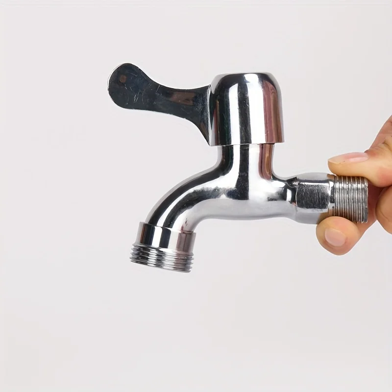 2 Pieces Thickened Brass Faucet Adapter with Sealing Ring, G1/2 'to G3/4' Faucet Adapter, Hose Adapter Threaded Joint