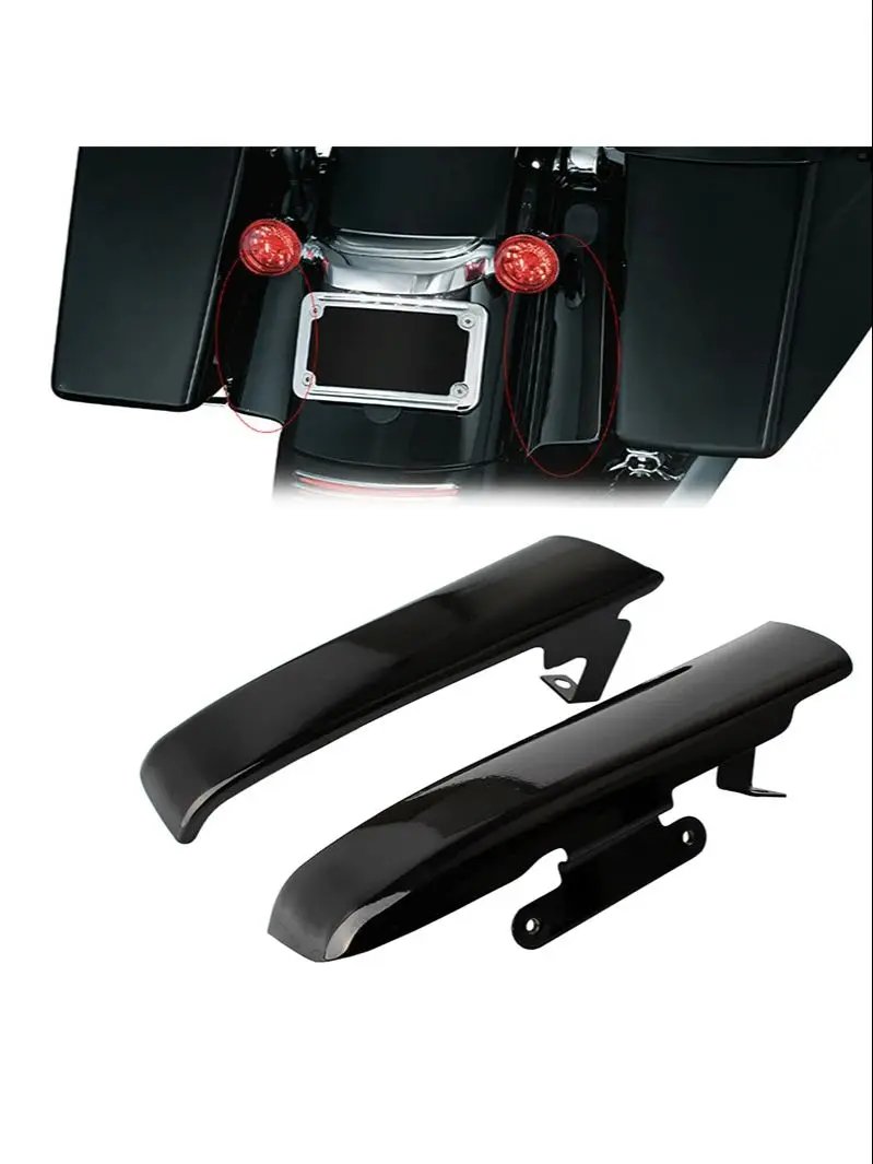 Tylny błotnik motocykla panele wypełniające sakwy paski pasujące do Harley Touring CVO Electra Glide Ultra Classic Road King 2014-2021 — zdjęcie 2