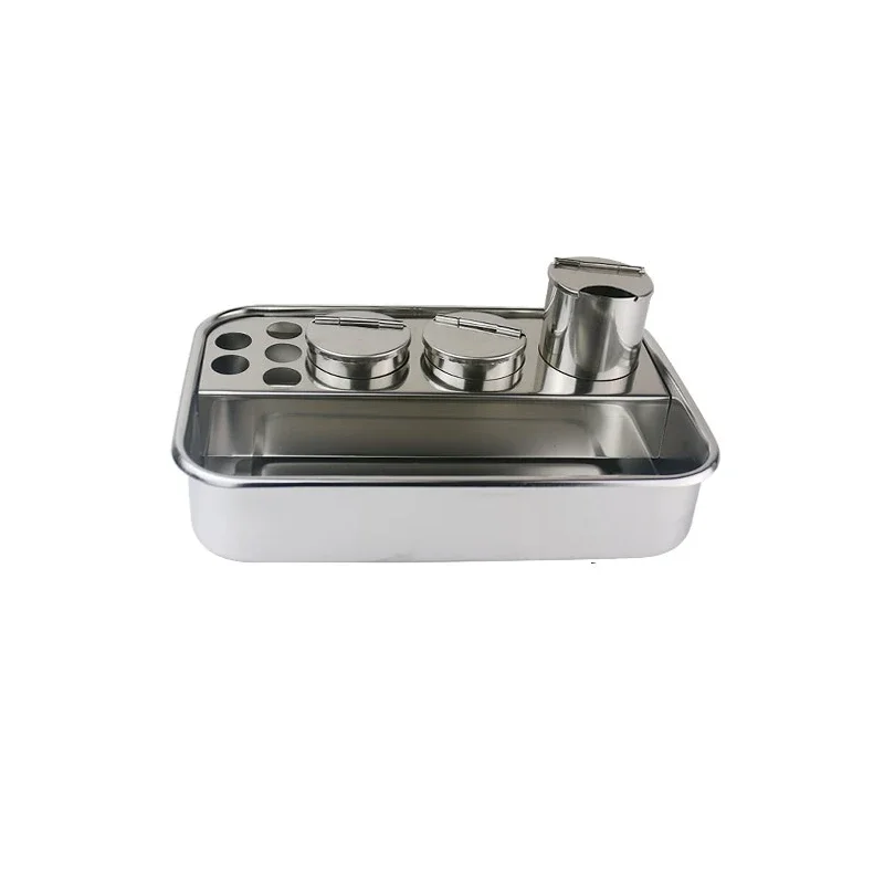 صندوق ممرضة الأسنان تعقيم الحاويات الطبية الفولاذ المقاوم للصدأ معقم ضمادة طبية التمريض صينية