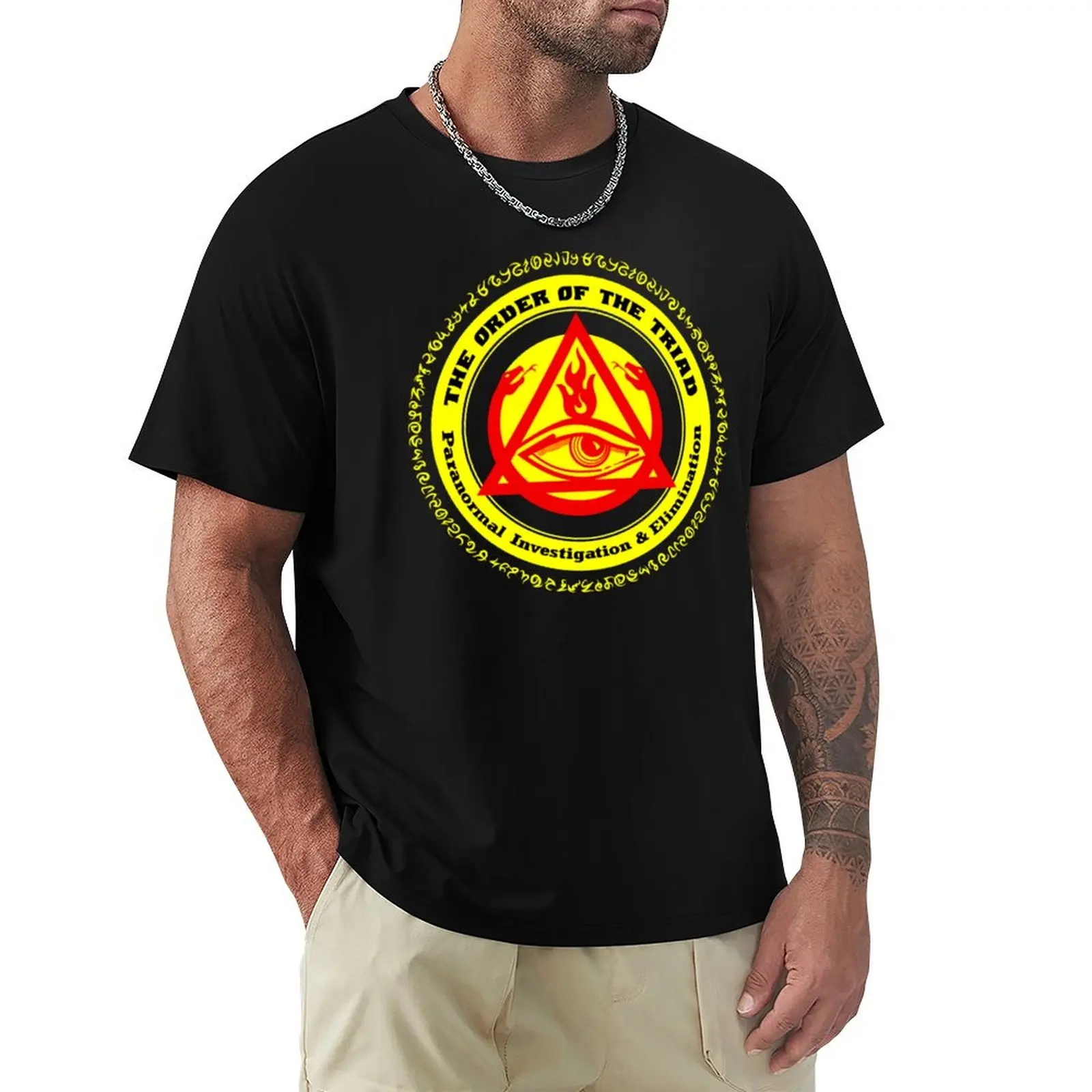 

The Order of the Triad Shirt T-Shirt custom t shirt summer 2025 Men's clothing