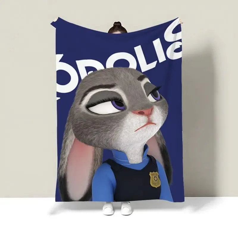 ผ้าห่มนวมลายการ์ตูนซูโทเปีย จูดี้ นิค สลอธ น่ารัก น้ำหนักเบา ใช้เป็นผ้าคลุมไหล่ ผ้าห่มนอน ลายอนิเมะ