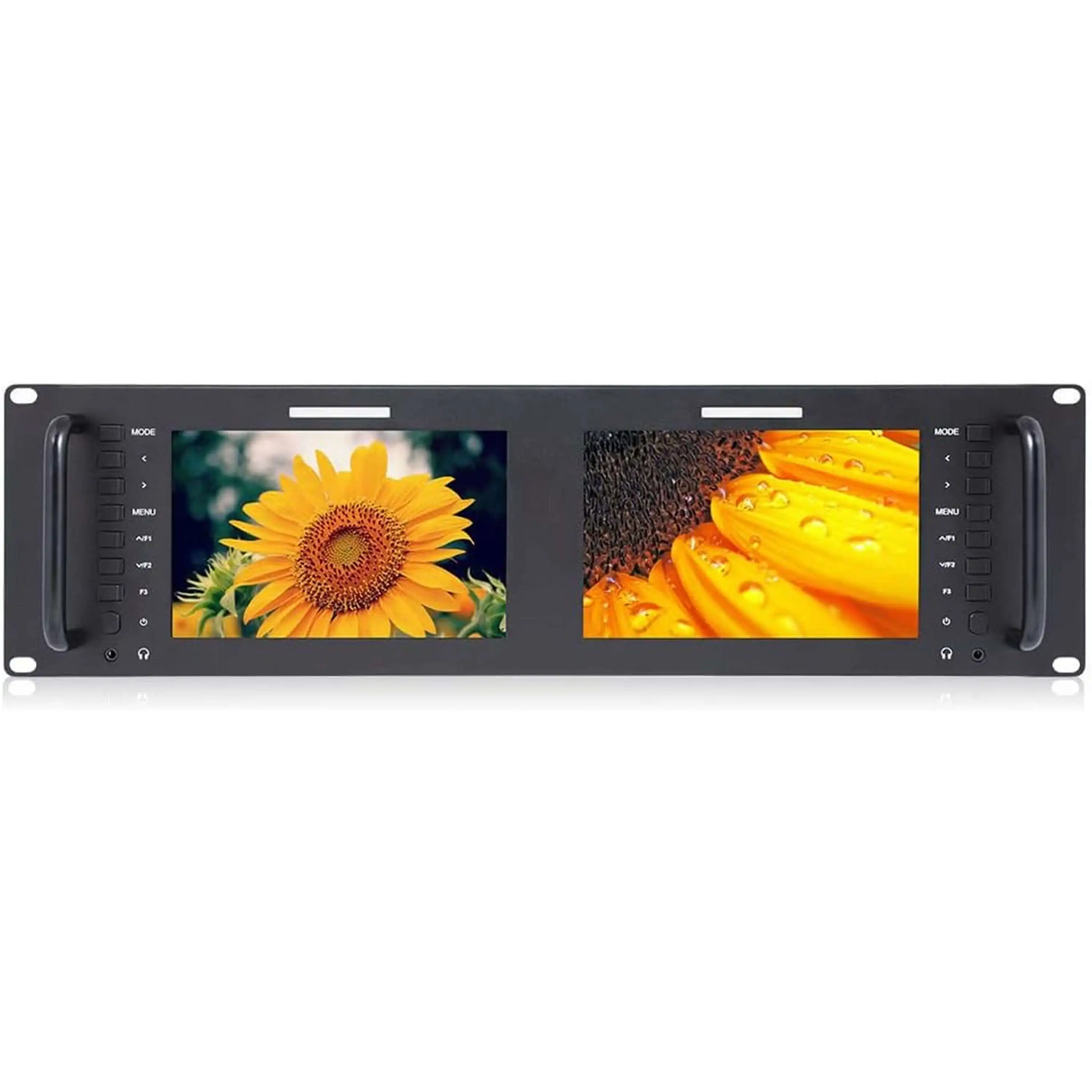 

FEELWORLD D71 PLUS-H Монитор для монтажа в стойку для вещания ЖК-монитор для монтажа в стойку Двойной 7-дюймовый IPS OEM-поддержка Экран запуска
