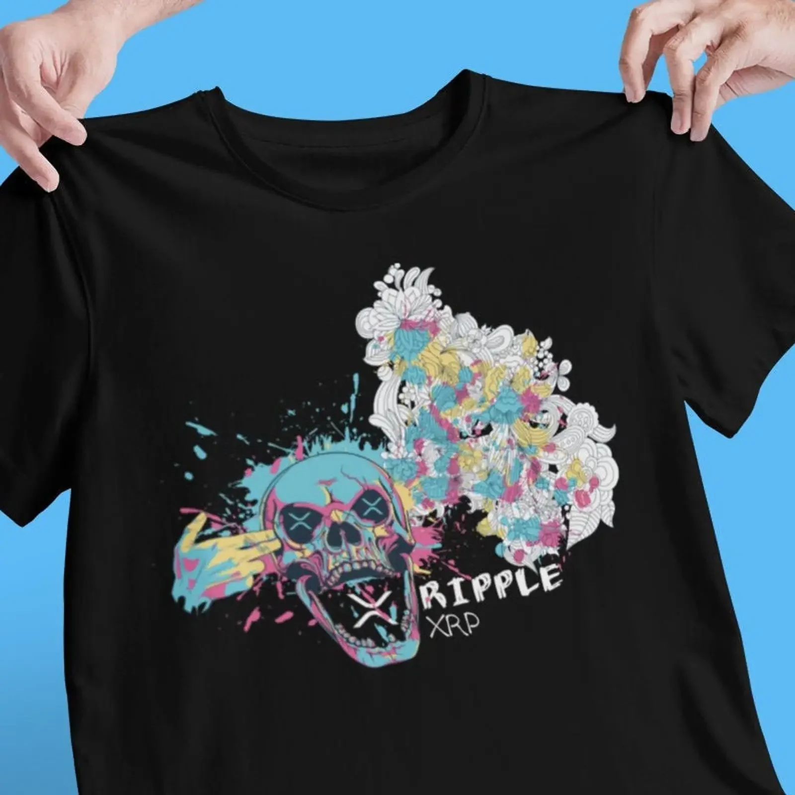 Ripple XRP Mind Blown T Shirt Crypto Cryptocurrency vintage Washed Soft Unisex Casual fashion graphic Stylish streetwear