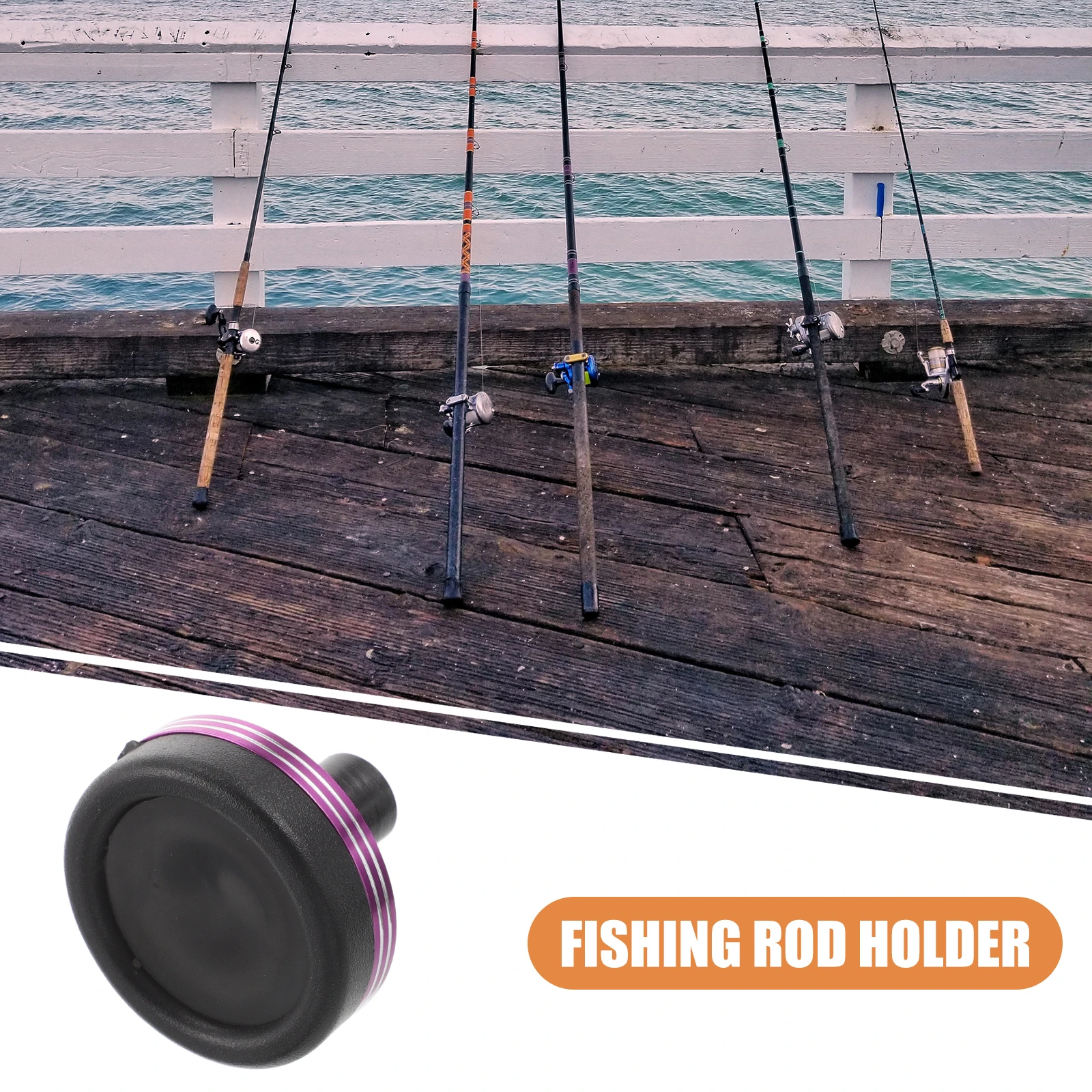 

Cork Handle Accessories Metal Caps Replacement Diy Rod Building Enhanced Stability Protective Stopper Fishing Sticks