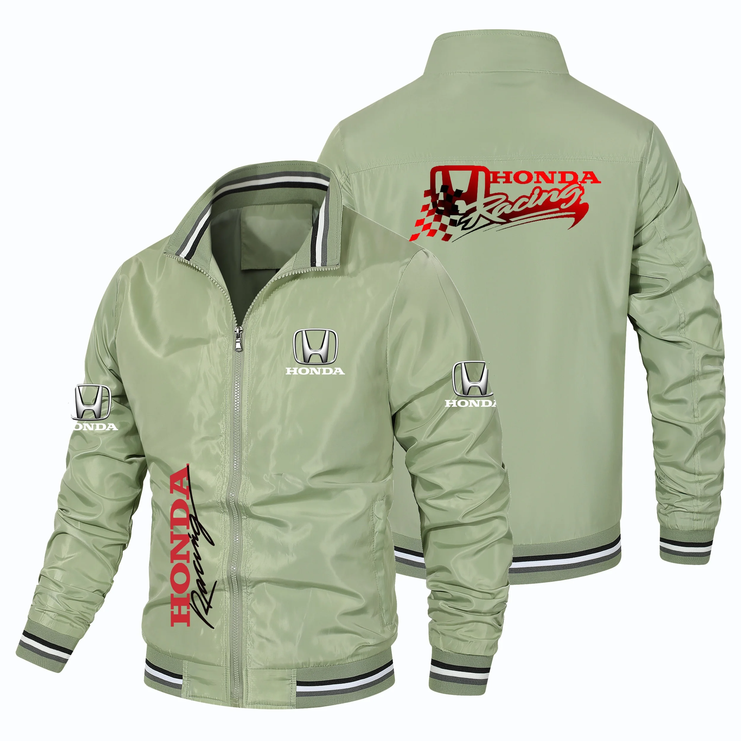 2025 New Hot Sale Honda Motorcycle Rider High Quality Jacket Men Street Comfort Fabric Jacket Windproof Warm Men Jacket