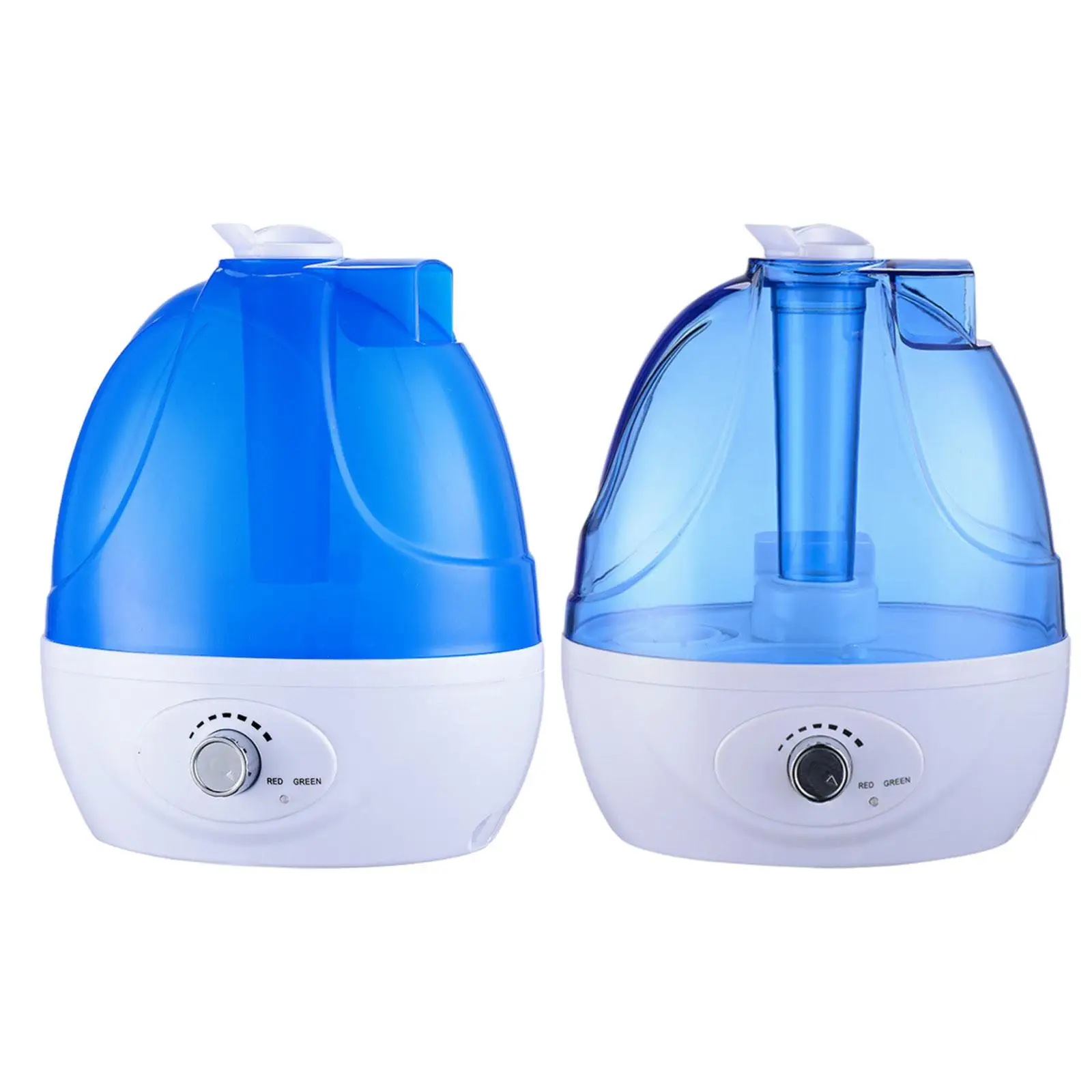 Humidifier ultrasonik 2,5 l, pelembap Desktop bening untuk tanaman dalam ruangan dan rumah