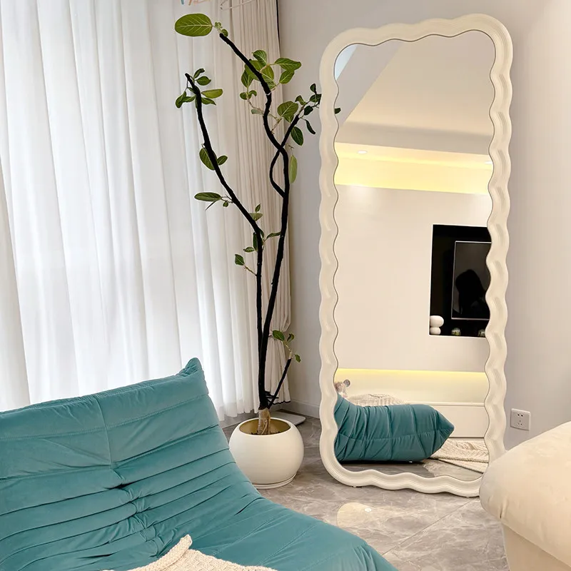 

Зеркало для магазина одежды Wave с высококачественной изображающей технологией, белое, регулируемое