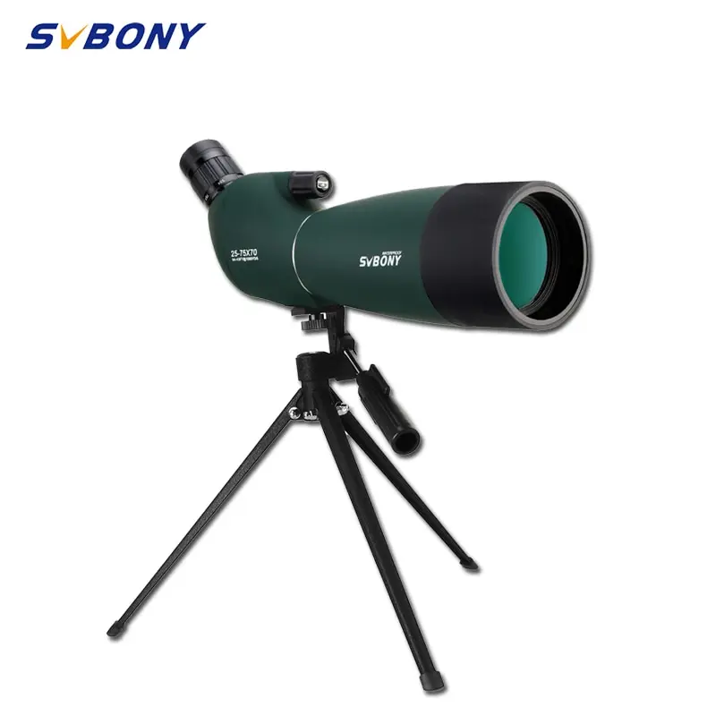 SV28 Telescópio Spotting Scope, monóculos, binóculos poderosos, Bak4, FMC, impermeável com tripé, Camping