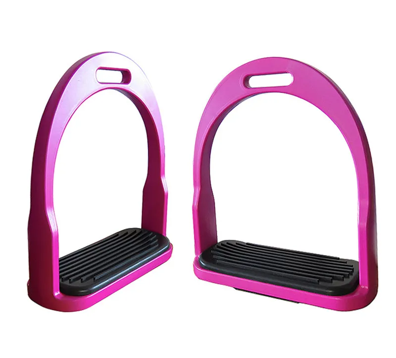 Multi-Color Painted Aluminum Stirrups High-Quality Wider Thicker Rust-Resistant Equestrian Equipment in Various Colors