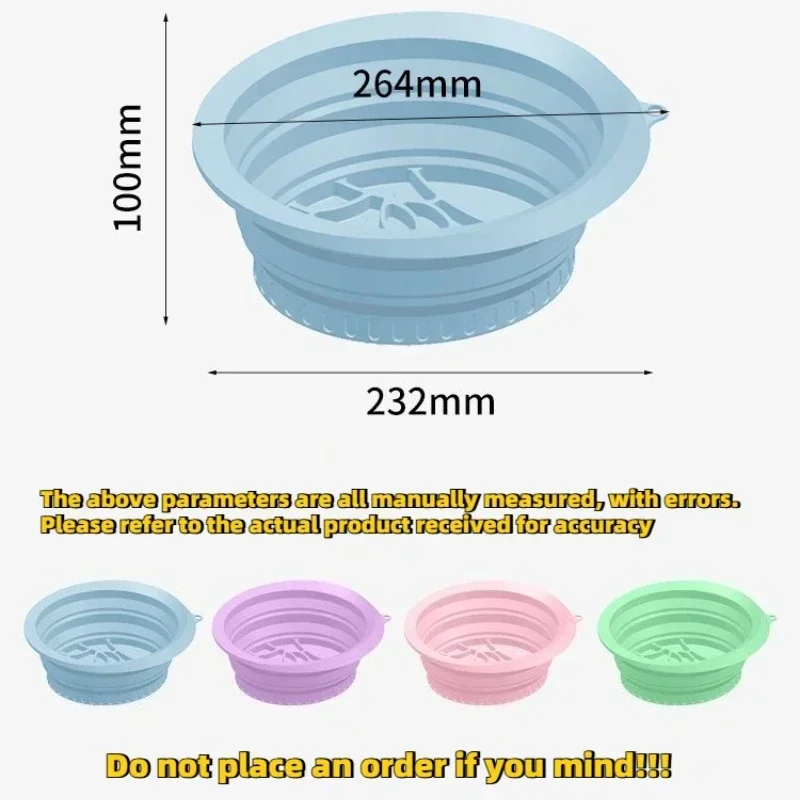 Cotton Hot Compress Towel&Collapsible Silicone Face Ice Bath Tray Face Towels Opens Skin Pore Deep Clean Beauty Facial Care Tool