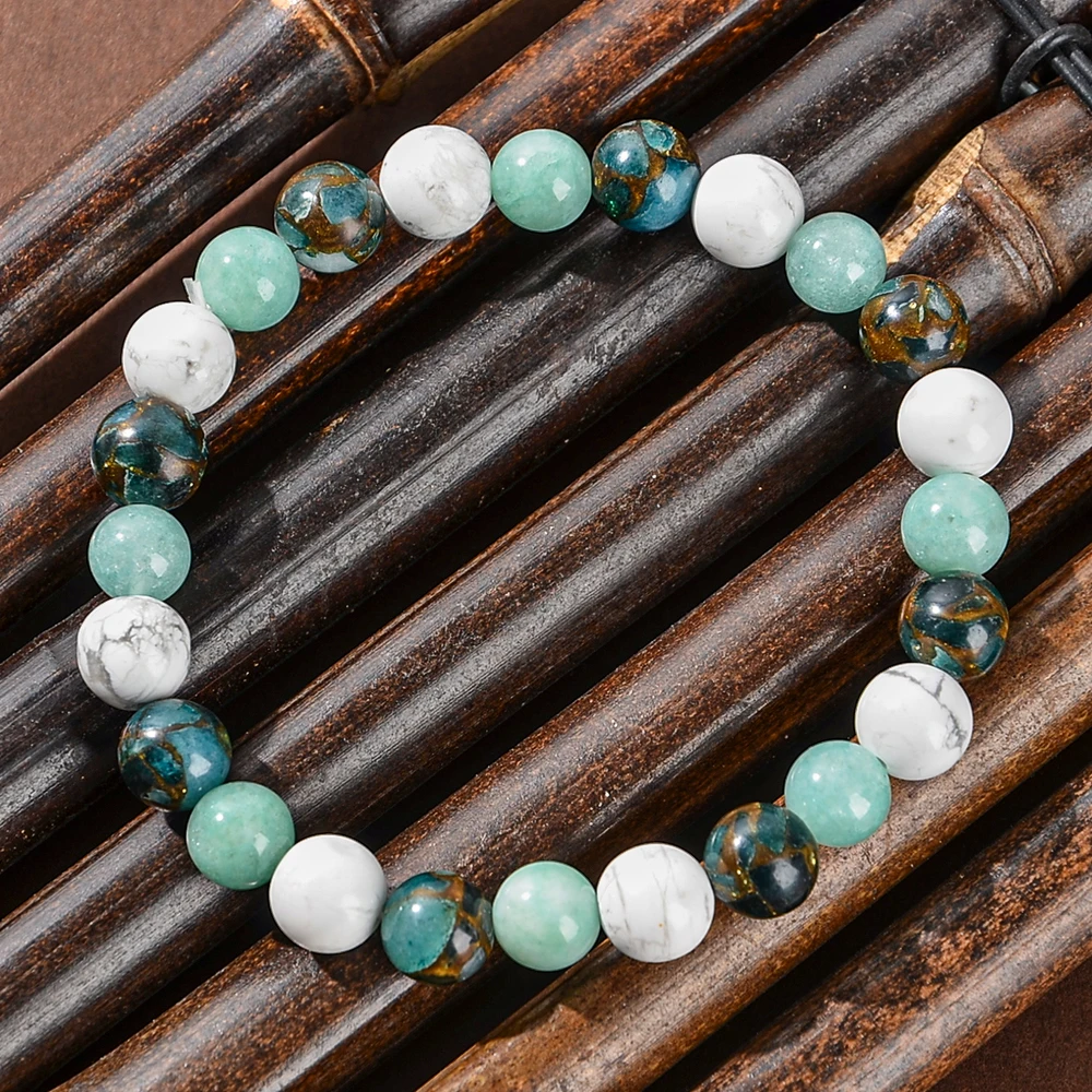 1PC natural stone healing bracelet that can eliminate worries, relieve anxiety, and bring prosperity and abundance.
