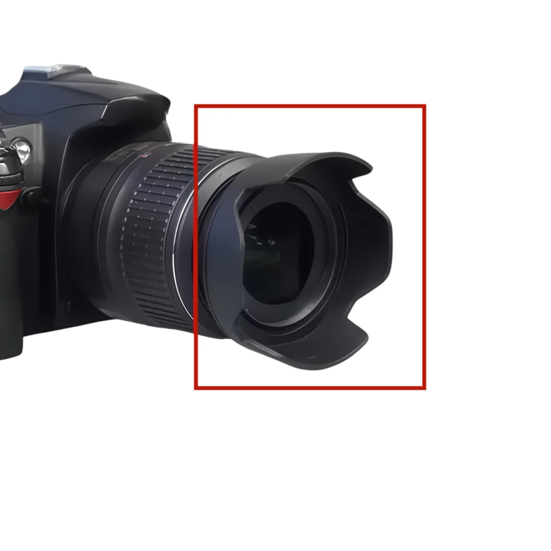 HB-45II Petal Bayonet Lens Sun Hood For Nikon 18-55mm Lens D3200 D3100 D5100 DSLR Camera