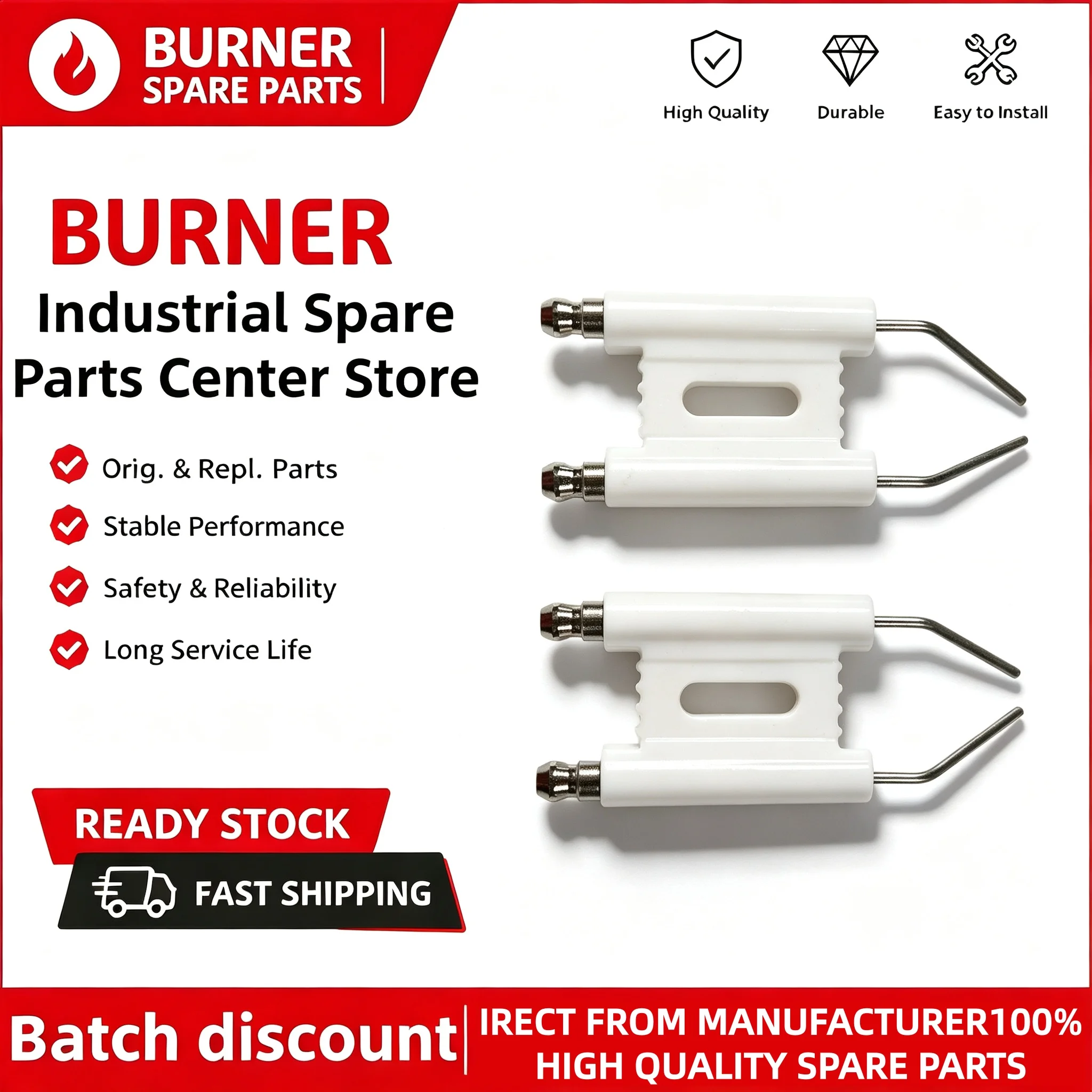 BT14-70 High Temperature Ignition Probe Igniter Needle Compatible OEM Industrial Combustion Equipment Pipeline Accessories