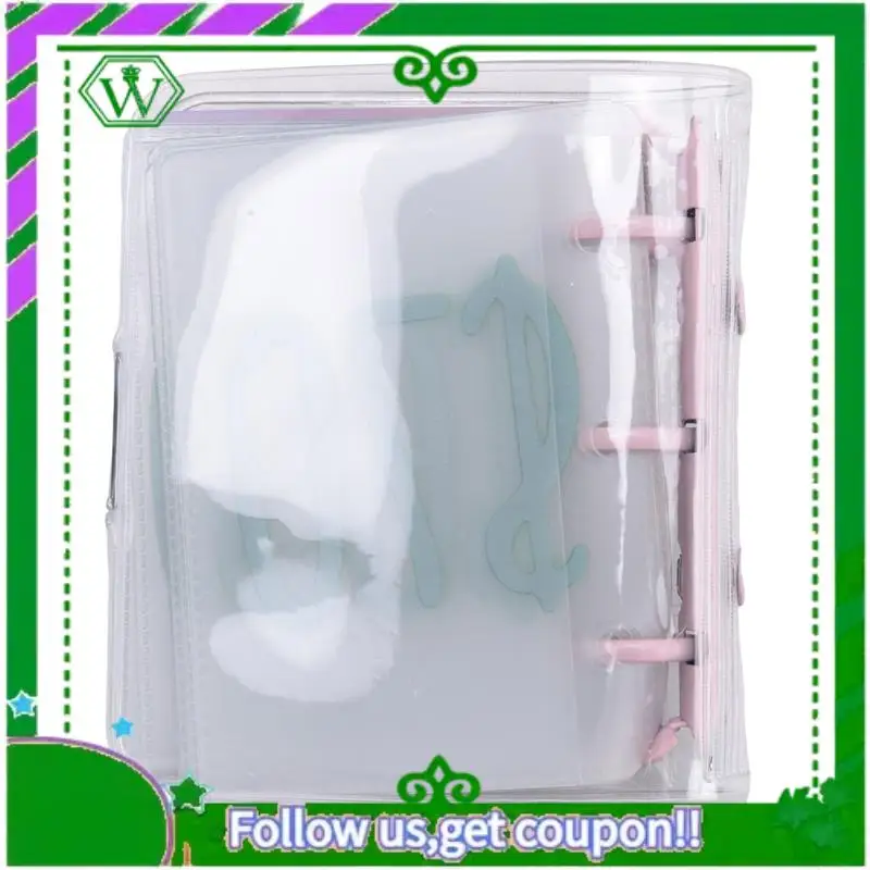 Reliable-3 Piece Mini Binder Savings Challenge As Shown PVC Cash Envelope Wallet Budget Binder Notebook Budget