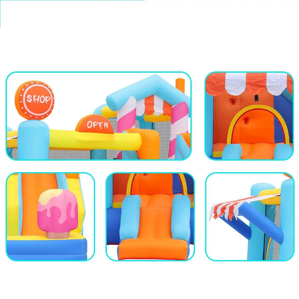 Large Children's Bounce House Inflatable Slide Colorful Inflatable Castle High Quality Outdoor Party Free Shipping