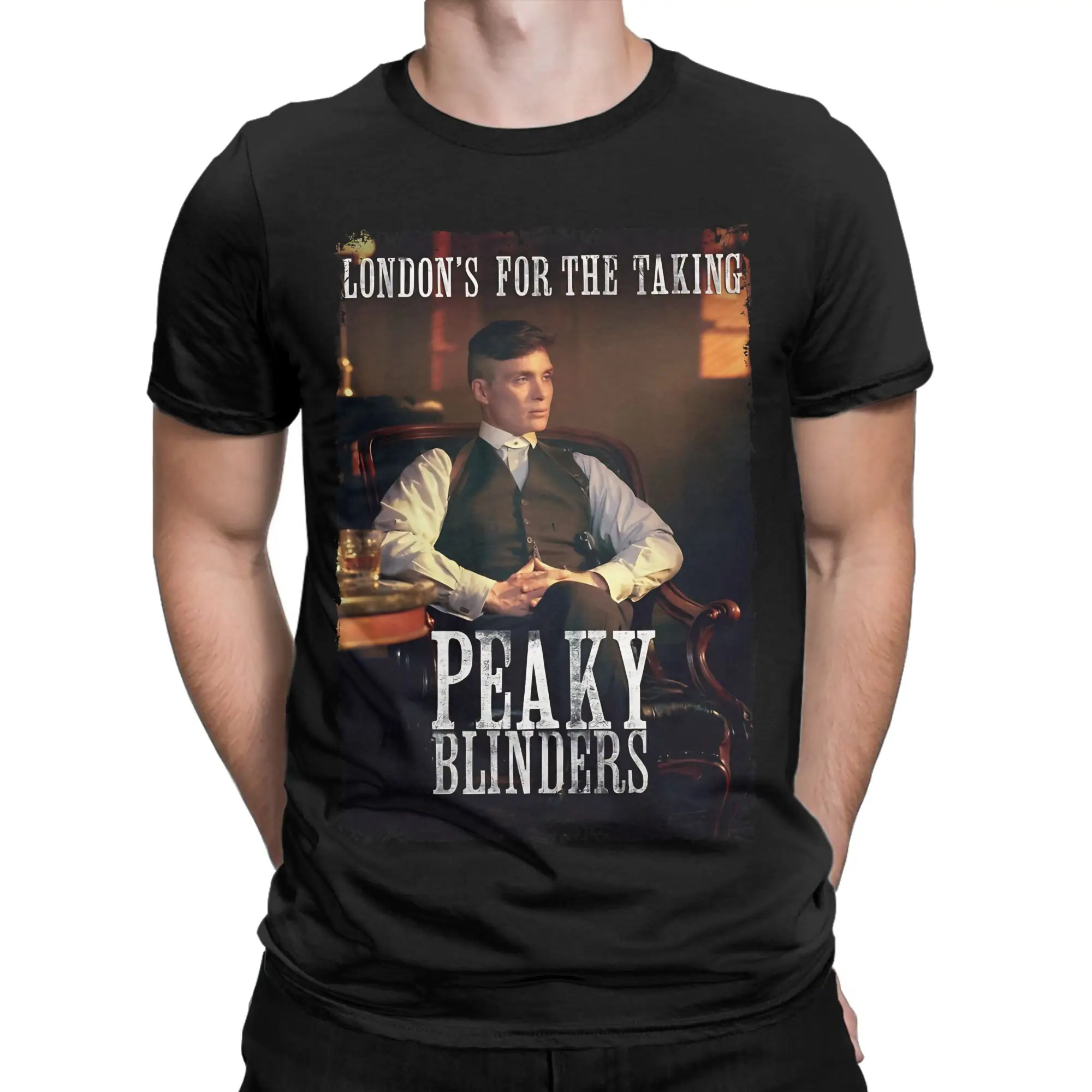 Men Women  Tommy Shelby Peakys Blinders The Immortal Man T Shirt Cotton Printed T-Shirt  Top Clothing