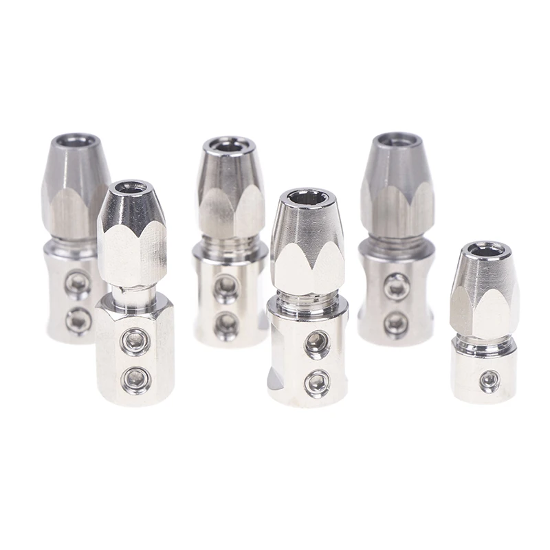 RC Electric Boat 3.18*4 4*4 5*4 5*4.76mm Flex Collet Coupler Metal Positive/ Reverse Flexible Coupling