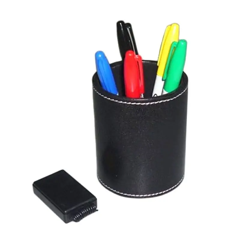 Magic Tricks Color Pen Prediction , Round Leather  Holder, Color Match, Mentalism, Stage Props, Professional, Amazing