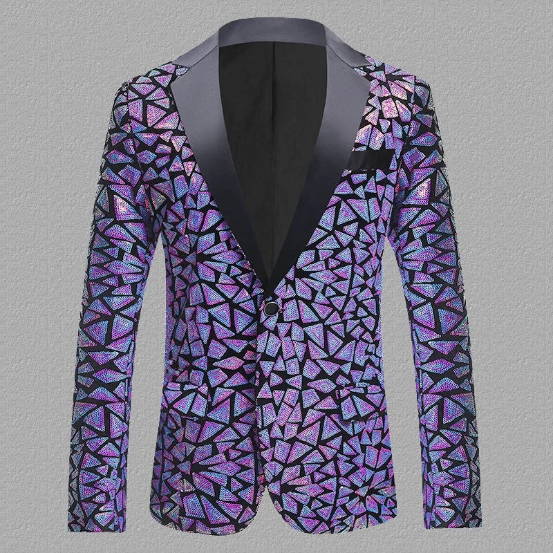 O610Suit jacket host dress dance costume bar performance stage suit jacket