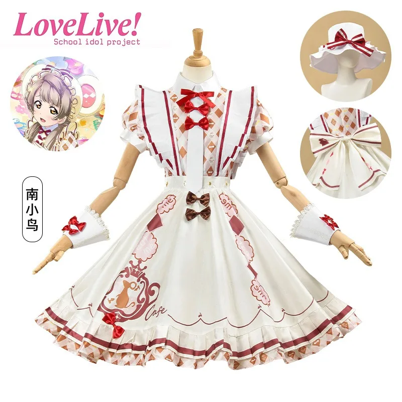 

Костюм для косплея Kotori Minami (LoveLive! School Idol Project) на тему «Аниме-фестиваль цветов», сексуальный женский костюм на Хэллоуин