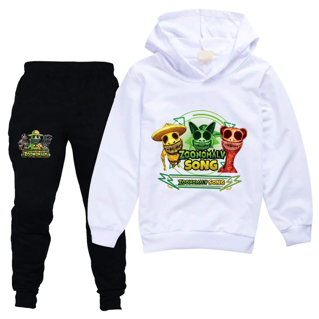 

New Game Zoonomaly Clothes Set Kids Cartoon Hoodies & Sweatshirts Pants 2pcs Sets Toddler Girls Outfits Junior Boys Sportsuits