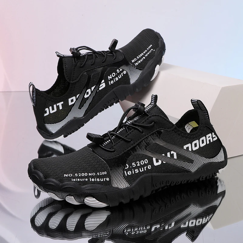 New Five Finger Wading Shoes Men Women Quick Dry Outdoor Beach Barefoot Aqua Shoes Swimming Surfing Fishing Shoes Yoga Sneakers